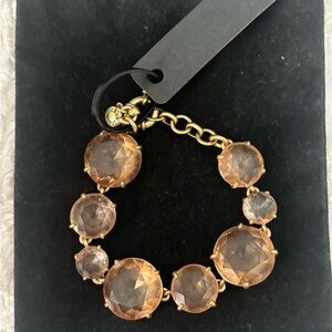 J.Crew rose & Gold stone Bracelet